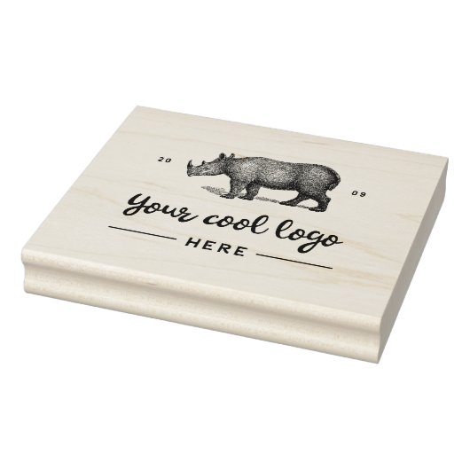 カスタムBusiness Logoここに独自のブランドを作成 ラバースタンプ (スタンプ)