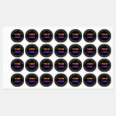 カスタムBusiness Logoと文字ラベルの色 ラベル (シート)