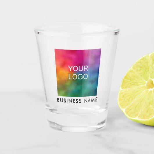 カスタムBusiness Logoはこちら名前の追加文字独身の ショットグラス (正面)