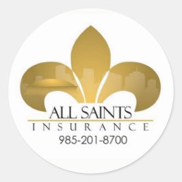 カスタムBusiness Logoスタンプ ラウンドシール