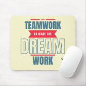 カスタムBusiness Logoチームやる気を起こさせるMouse Mat マウスパッド (マウス)