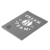 カスタムBusiness Logoチームワークやる気を起こさせるオフィス ノートブック (左側)