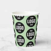 カスタムBusiness Logoブランドの紙カップ – Perfect 紙コップ (左)