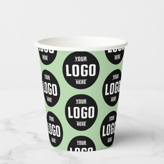カスタムBusiness Logoブランドの紙カップ – Perfect 紙コップ (正面)