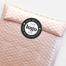 カスタムBusiness Logoブランドサンキュー |黒