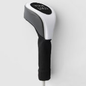 カスタムBusiness Logoブランド ゴルフヘッドカバー (アングル)