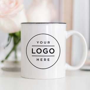 カスタムBusiness Logoブランド ツートーンマグカップ