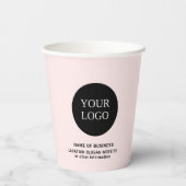 カスタムBusiness Logoブランド 紙コップ (裏面)