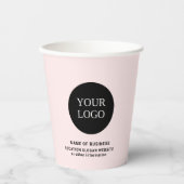 カスタムBusiness Logoブランド 紙コップ (正面)