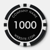 カスタムBusiness Logoプロモーション ポーカーチップ (正面)