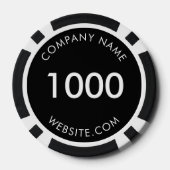 カスタムBusiness Logoプロモーション ポーカーチップ (裏面)