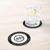 カスタムBusiness Logoプロモーション ラウンドペーパーコースター (インサイチュ)