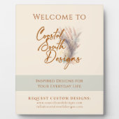 カスタムBusiness Logoマーケティングウェルカムディスプレイ フォトプラーク (正面)