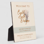 カスタムBusiness Logoマーケティングウェルカムディスプレイ フォトプラーク (側面)