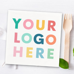 カスタムBusiness Logo会社のパーティーイベント用品 スタンダードカクテルナプキン