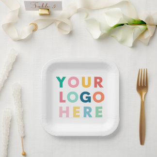 カスタムBusiness Logo会社のパーティーイベント用品 ペーパープレート