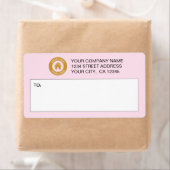 カスタムBusiness Logo郵送ラベル ラベル (インサイチュ)