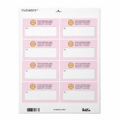 カスタムBusiness Logo郵送ラベル ラベル (フルシート)