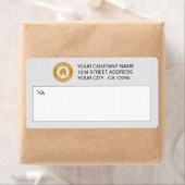 カスタムBusiness Logo郵送ラベル ラベル (インサイチュ)
