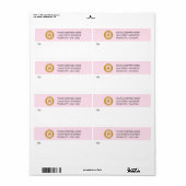 カスタムBusiness Logo郵送ラベル ラベル (フルシート)