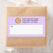 カスタムBusiness Logo郵送ラベル ラベル (インサイチュ)
