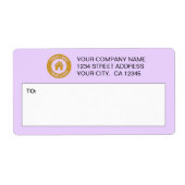 カスタムBusiness Logo郵送ラベル ラベル (正面)