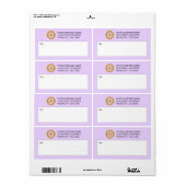 カスタムBusiness Logo郵送ラベル ラベル (フルシート)