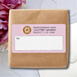 カスタムBusiness Logo郵送ラベル ラベル