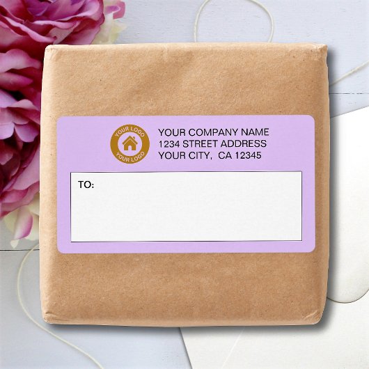 カスタムBusiness Logo郵送ラベル ラベル
