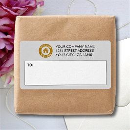 カスタムBusiness Logo郵送ラベル ラベル
