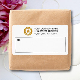 カスタムBusiness Logo郵送ラベル ラベル