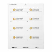 カスタムBusiness Logo郵送ラベル ラベル (フルシート)