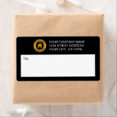 カスタムBusiness Logo郵送ラベル ラベル (インサイチュ)