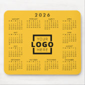カスタムBusiness Logo 2022企業のカレンダー マウスパッド (正面)