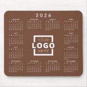 カスタムBusiness Logo 2022企業のカレンダー マウスパッド (正面)