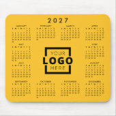 カスタムBusiness Logo 2023企業のカレンダー マウスパッド (正面)