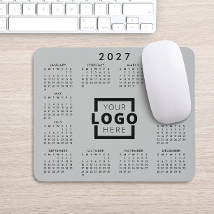 カスタムBusiness Logo 2023企業のカレンダー マウスパッド