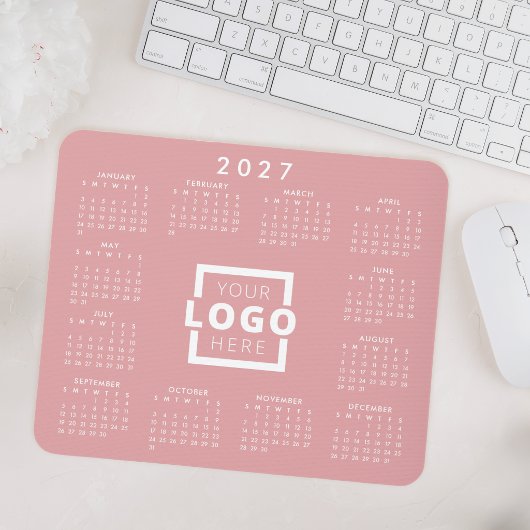 カスタムBusiness Logo 2023企業のカレンダー マウスパッド
