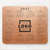 カスタムBusiness Logo 2023企業のカレンダー マウスパッド (正面)