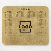 カスタムBusiness Logo 2026カレン企業のダー マウスパッド (正面)