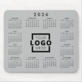 カスタムBusiness Logo 2026カレン企業のダー マウスパッド (正面)