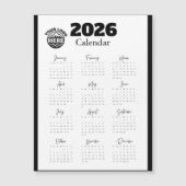 カスタムBusiness Logo 2026企業の Calander (正面)