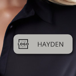 カスタムBusiness Logo Basic従業員スタッフ名 名札