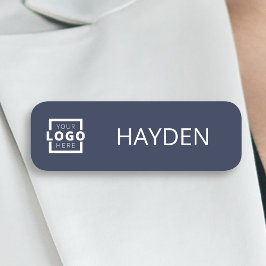 カスタムBusiness Logo Basic従業員スタッフ名 名札