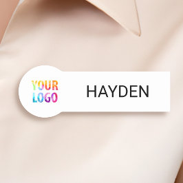 カスタムBusiness Logo Basic従業員スタッフ名 名札