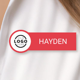 カスタムBusiness Logo Basic従業員スタッフ名 名札