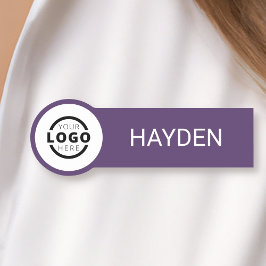 カスタムBusiness Logo Basic従業員スタッフ名 名札