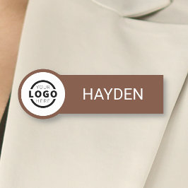 カスタムBusiness Logo Basic従業員スタッフ名 名札