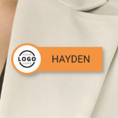 カスタムBusiness Logo Basic従業員スタッフ名 名札