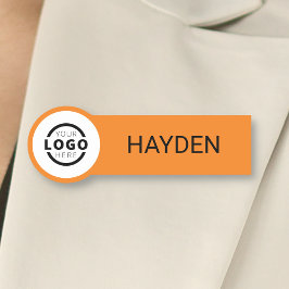 カスタムBusiness Logo Basic従業員スタッフ名 名札